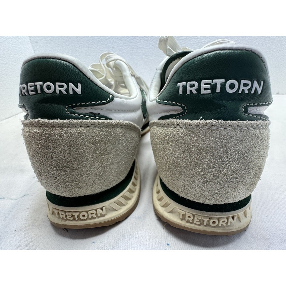 Tretorn Kristine Retro Suede White‎ Green Womens Sneaker 7 - Picture 9 of 9